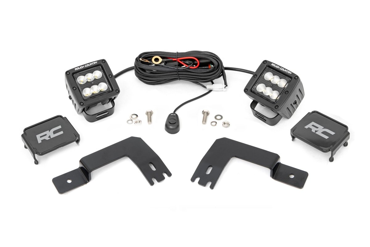 Polaris XPEDITION ADV 5 Northstar LED Light - Under Bed Mount - Rough Country - Flood - Black - 2024+